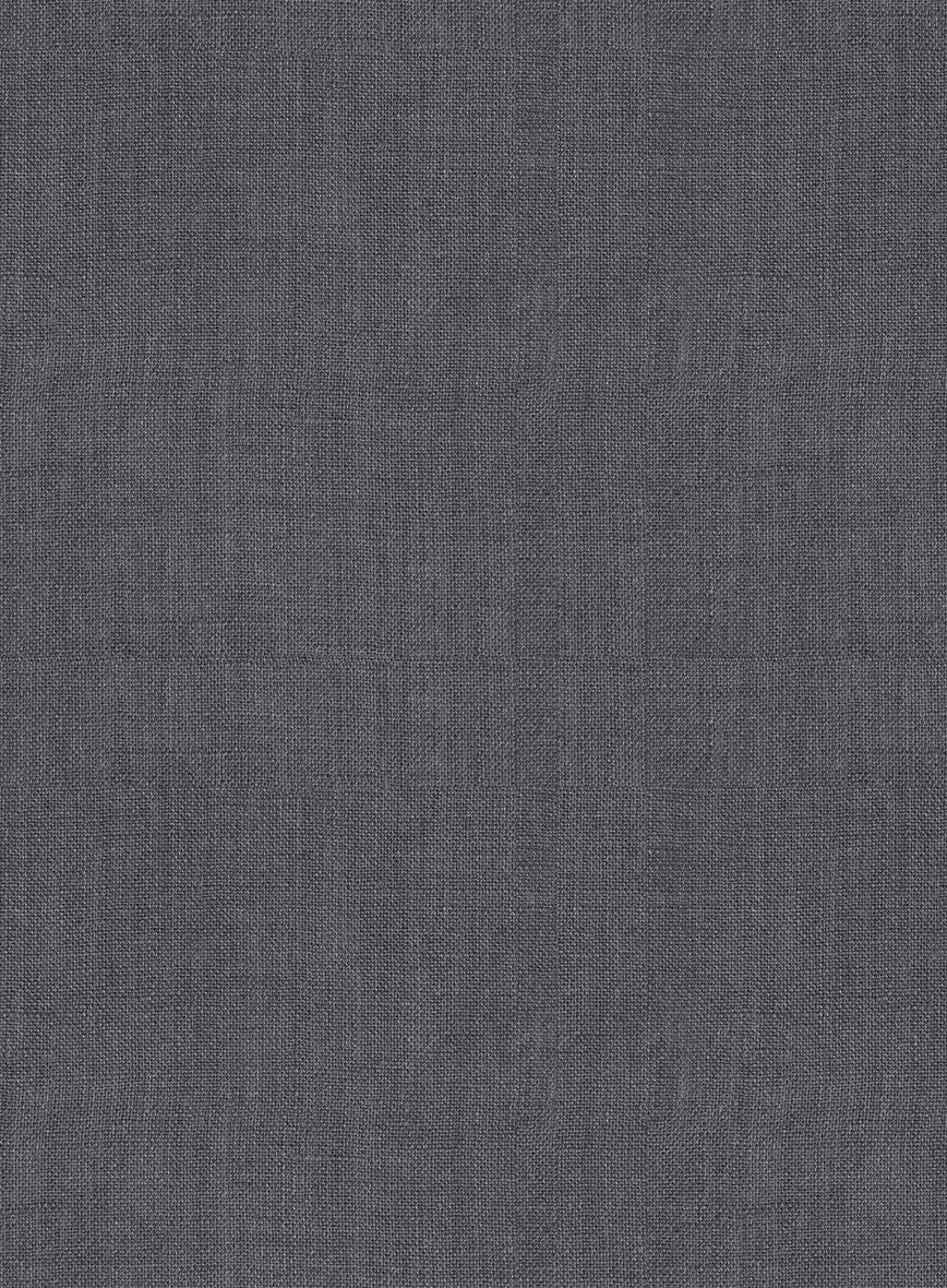 Women's European Haze Purple Linen Shirt - StudioSuits
