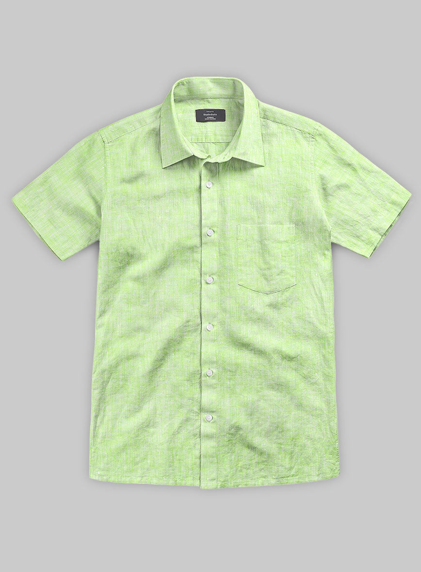 European Light Green Shirt - StudioSuits