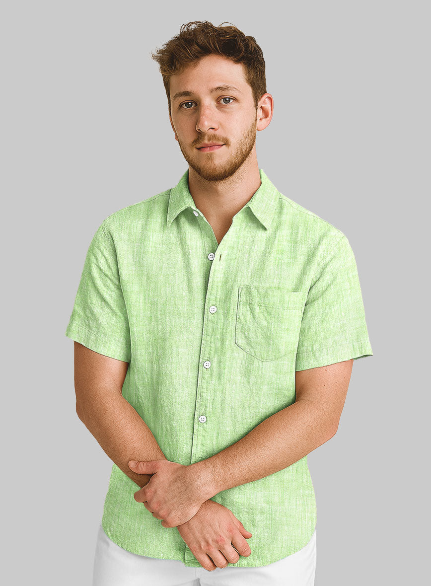 European Light Green Shirt - StudioSuits