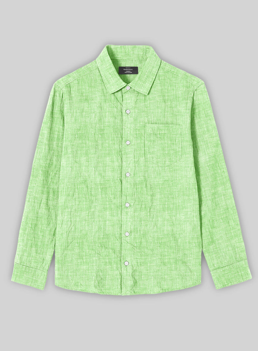 European Light Green Shirt - StudioSuits