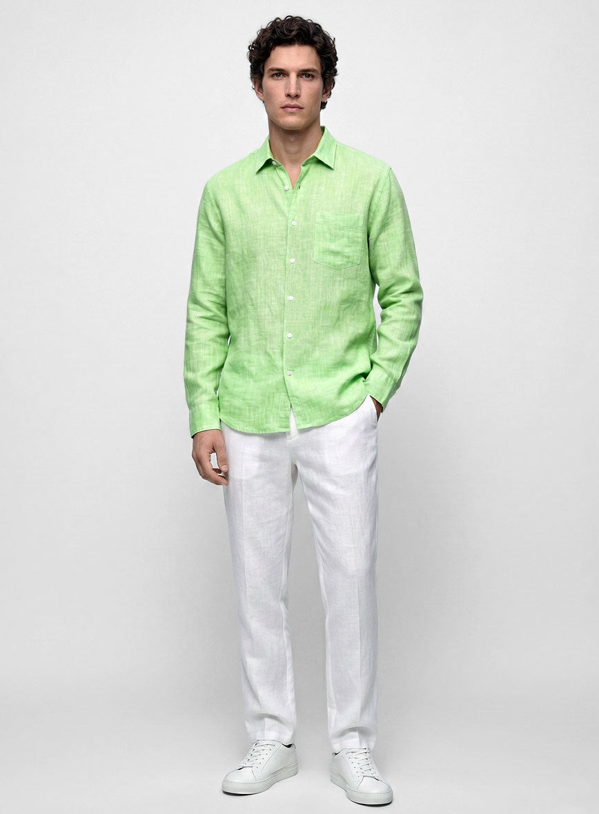 European Light Green Shirt - StudioSuits
