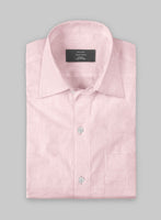 European Pink Linen Shirt