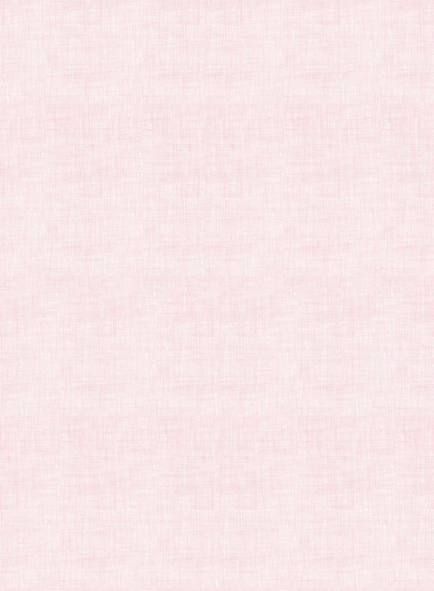 European Pink Linen Shirt - StudioSuits