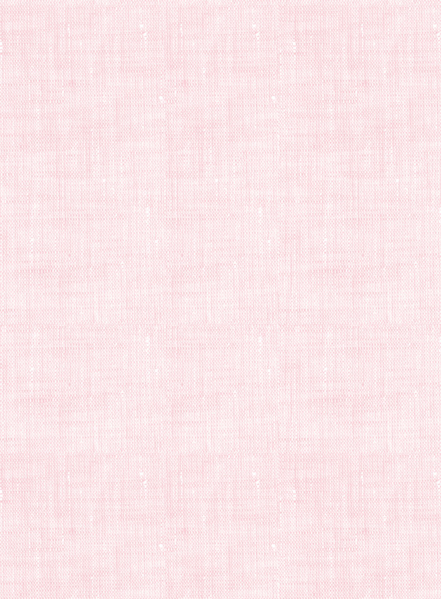 European Pink Linen Shirt - StudioSuits