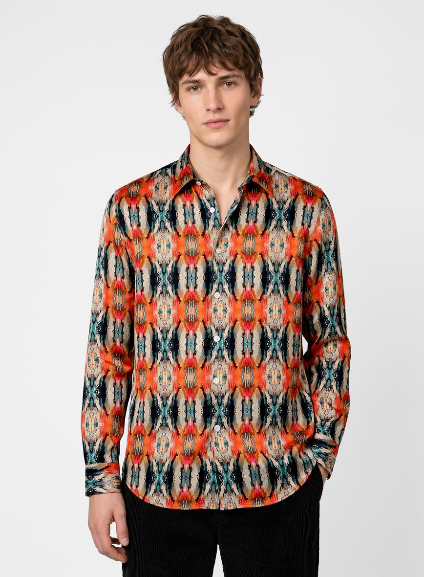 Evaristo Silk Cotton Shirt - StudioSuits