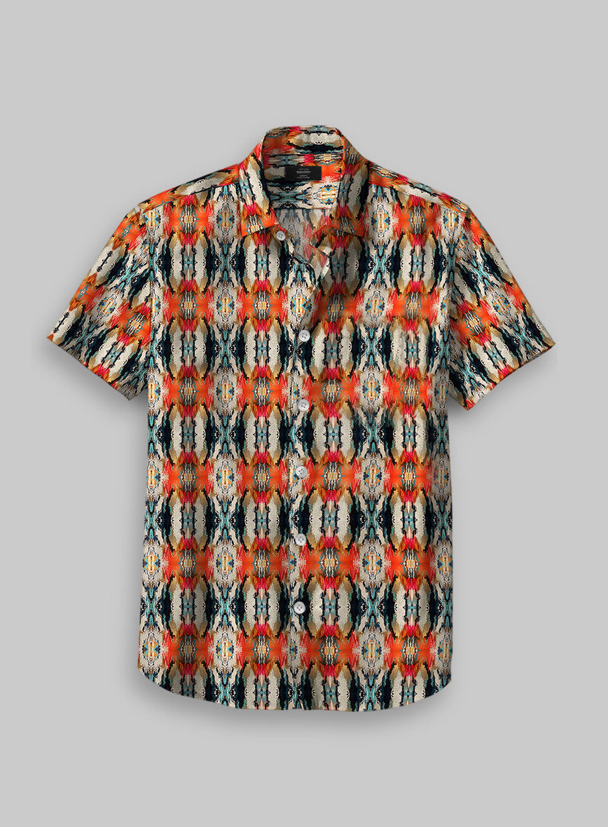 Evaristo Silk Cotton Shirt - StudioSuits