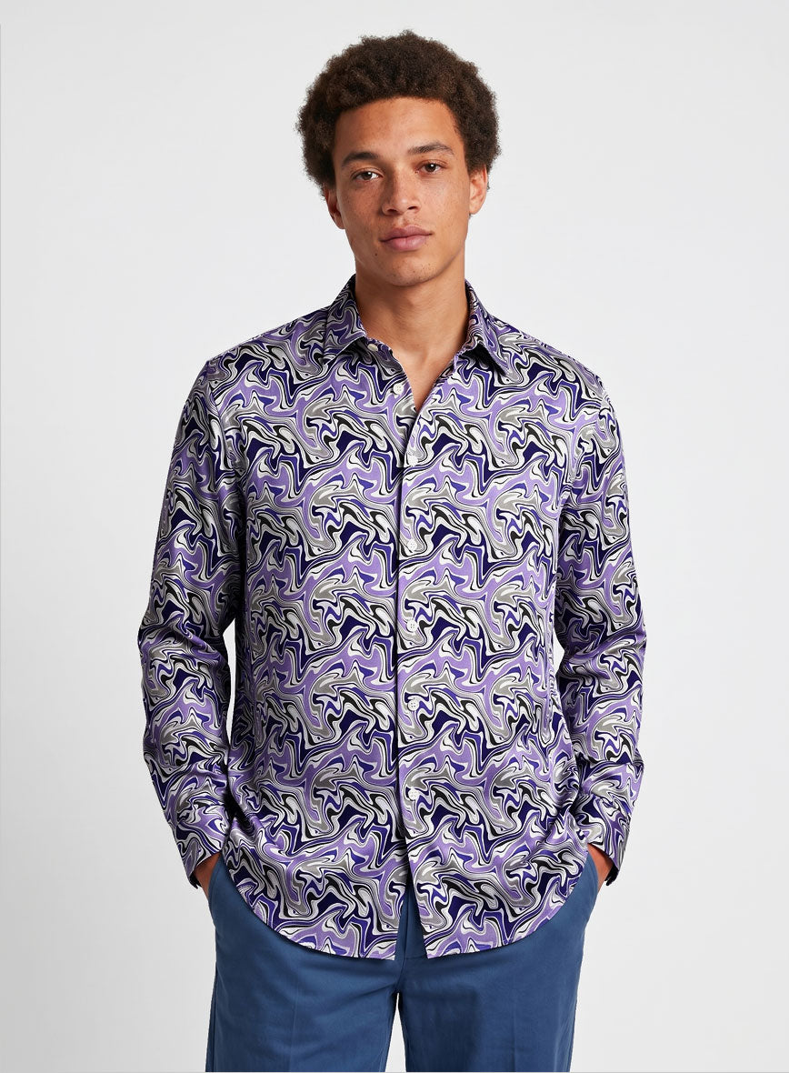 Evelina Silk Cotton Shirt - StudioSuits