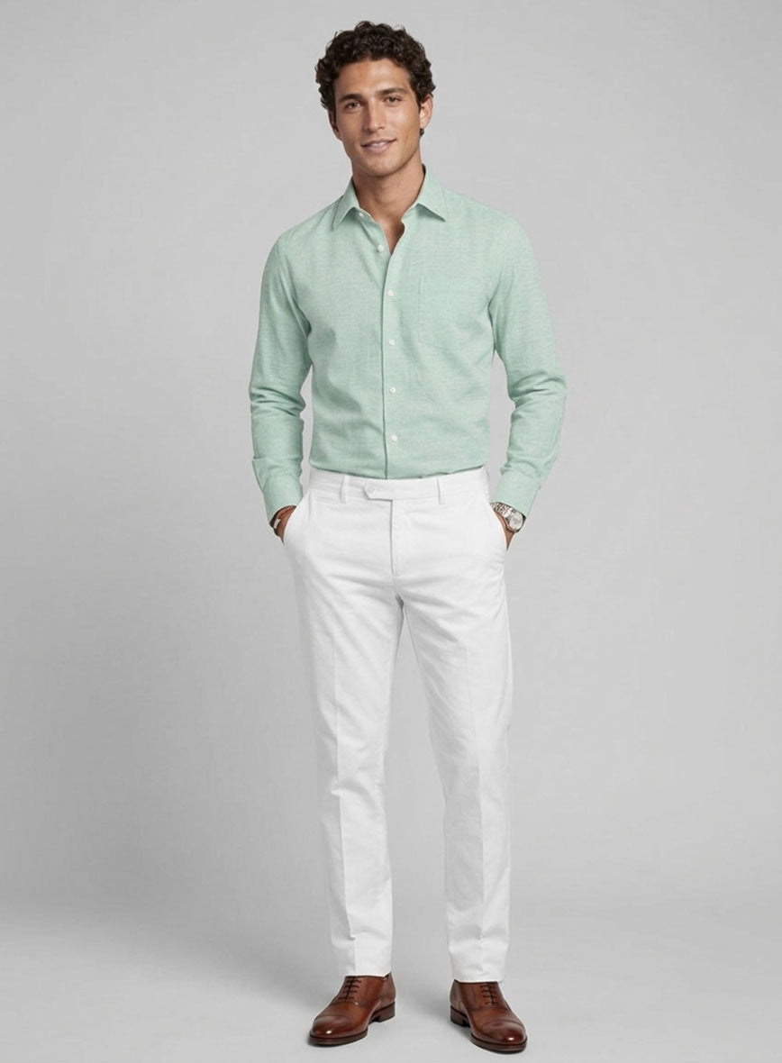 Evercrest Dobby Cotton Lycra Shirt - StudioSuits