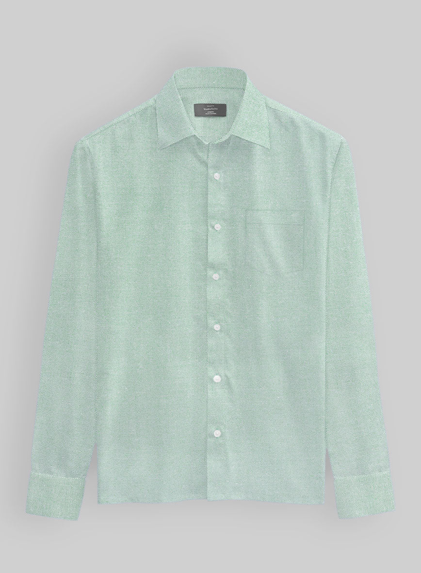 Evercrest Dobby Cotton Lycra Shirt - StudioSuits