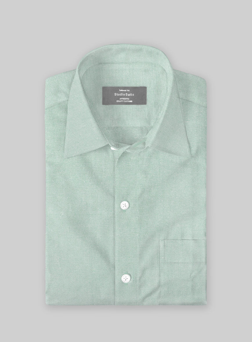 Evercrest Dobby Cotton Lycra Shirt - StudioSuits