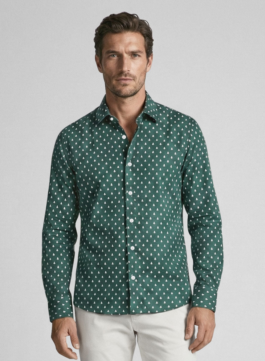 Evergreen Trail Cotton Shirt - StudioSuits