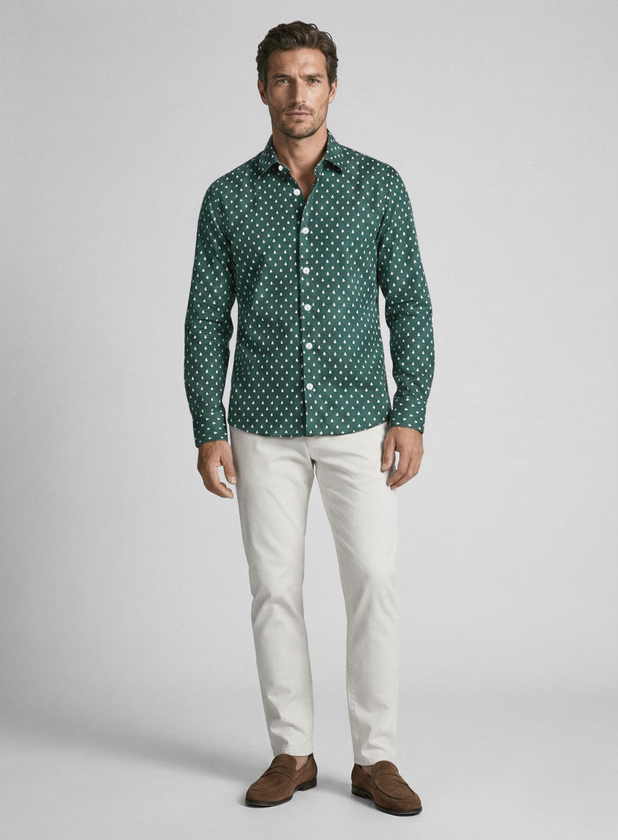 Evergreen Trail Cotton Shirt - StudioSuits
