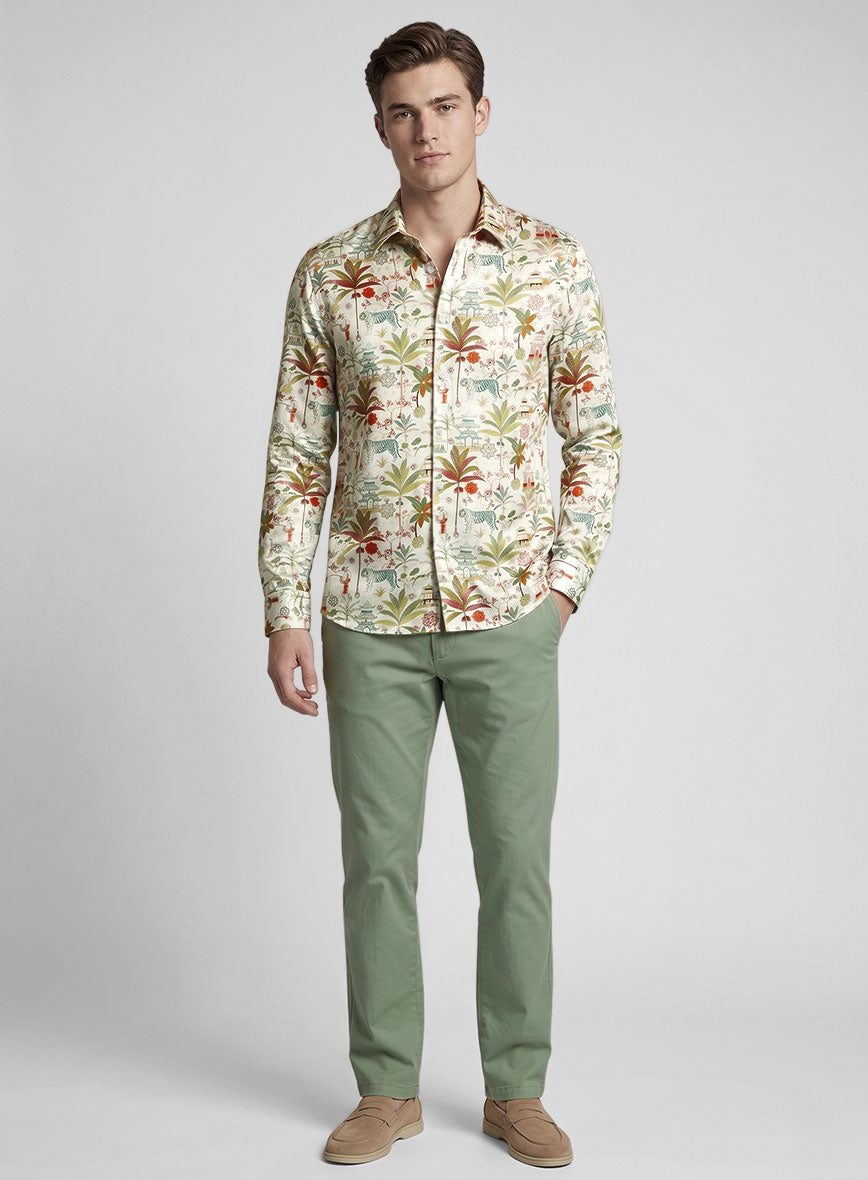 Exotic Eden Silk Shirt - StudioSuits