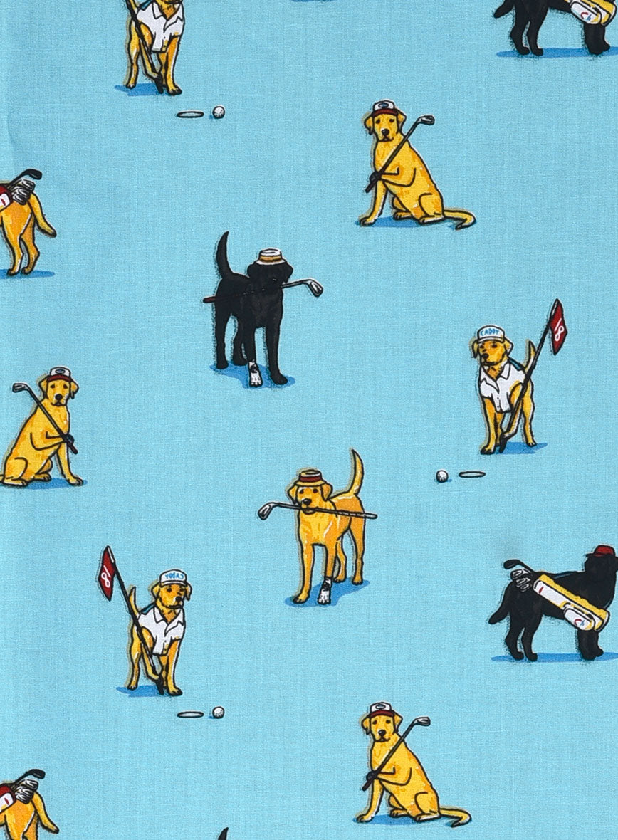 Fairway Pups Cotton Shirt - StudioSuits