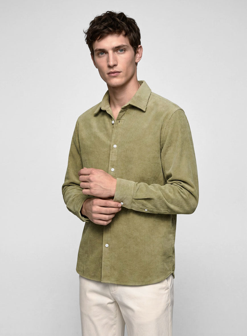 Fawn Corduroy Shirt - StudioSuits