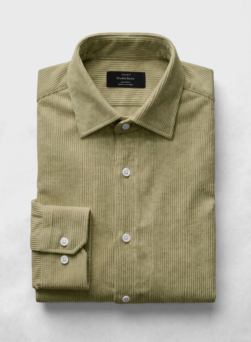 Fawn Corduroy Shirt - StudioSuits