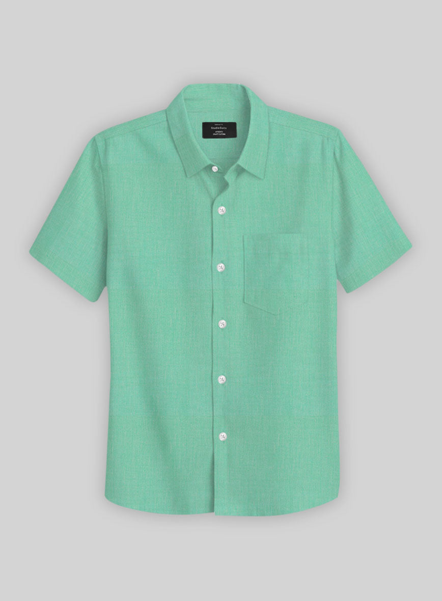 Fern Green Luxury Twill Shirt - StudioSuits