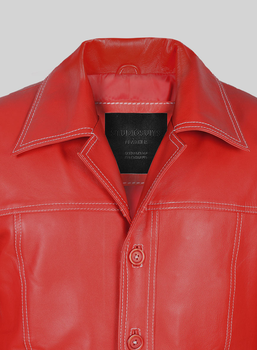 Fight Club Leather Jacket – StudioSuits - Main Image