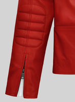 Fight Club Red Leather Jacket - StudioSuits