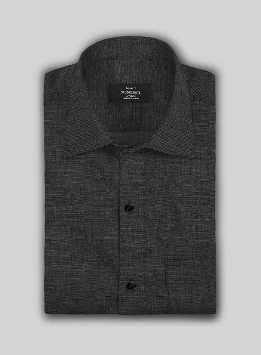 Filafil Poplene Gray Shirt - StudioSuits