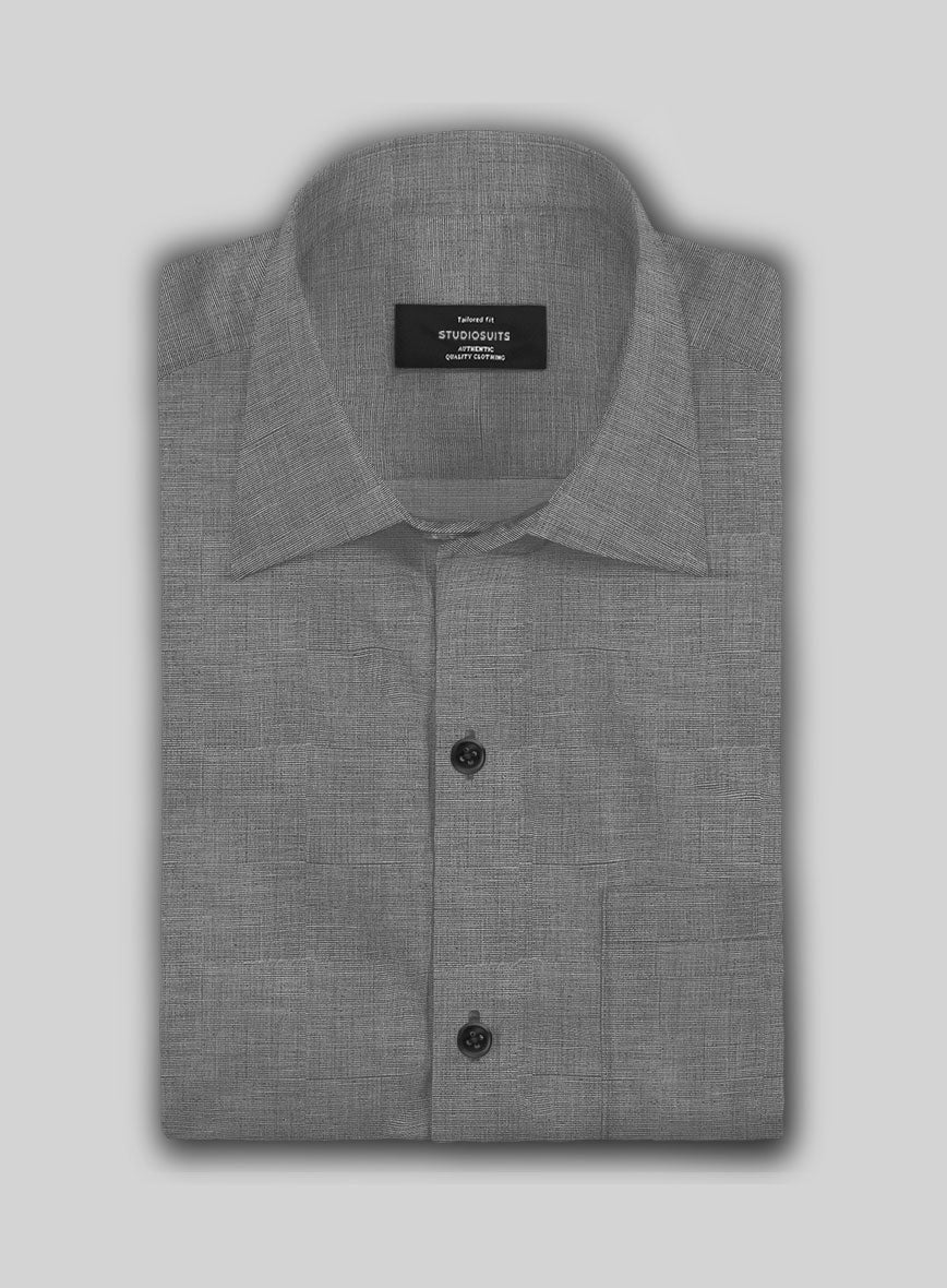 Filafil Poplene Gray Shirt - StudioSuits