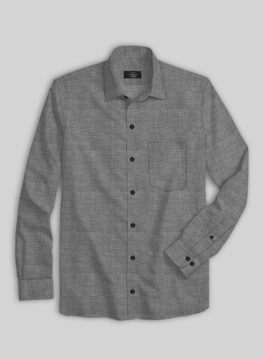 Filafil Poplene Gray Shirt - StudioSuits