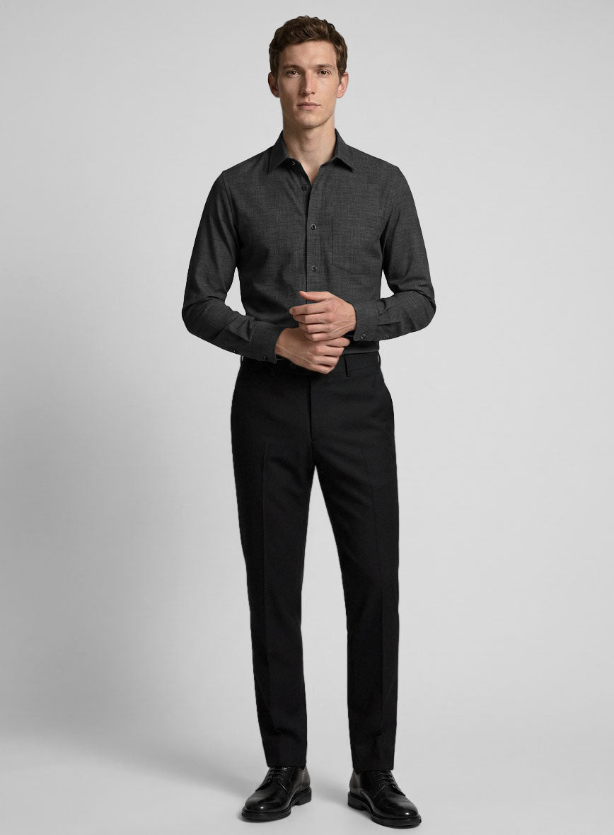 Filafil Poplene Gray Shirt - StudioSuits