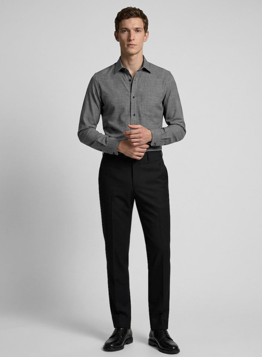 Filafil Poplene Gray Shirt - StudioSuits