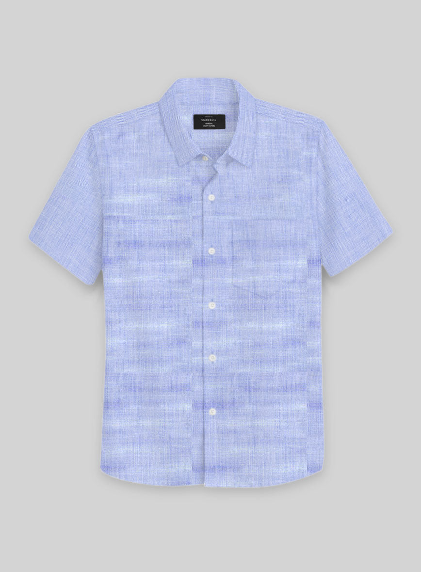 Filafil Poplene Sky Blue Shirt - StudioSuits