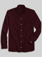 Filafil Poplene Burgundy Shirt - StudioSuits