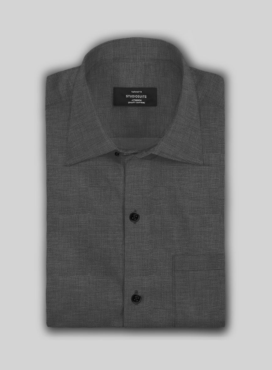 Filafil Poplene Gray Shirt - StudioSuits