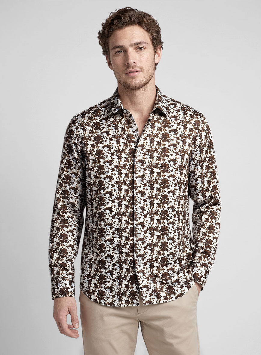 Fiorentino Silk Cotton Shirt - StudioSuits