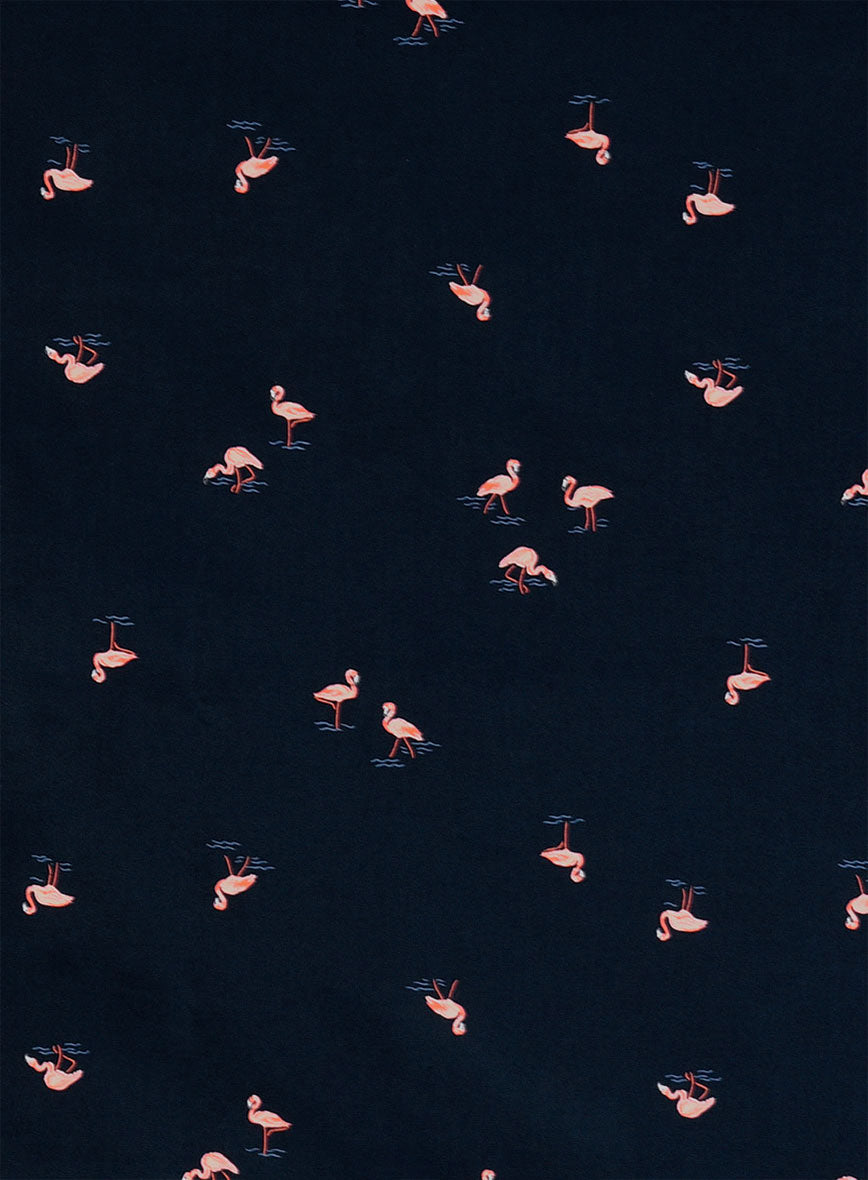 Flamingo Cotton Shirt - StudioSuits