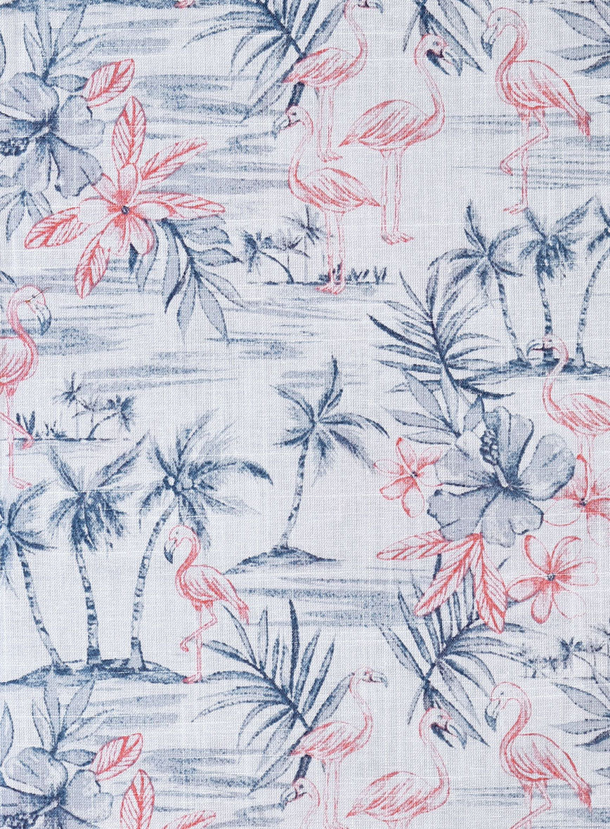 Flamingo Cove Cotton Shirt - StudioSuits