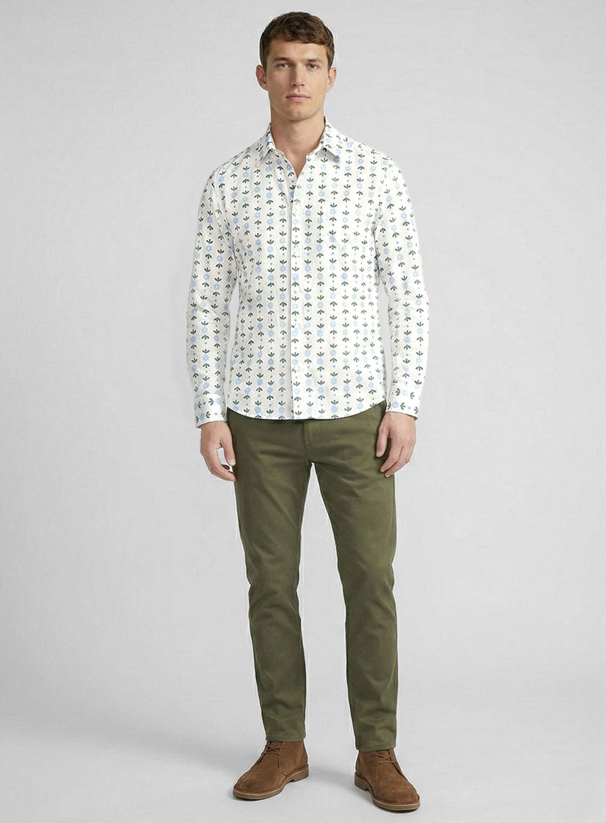 Flora Lane Cotton Shirt - StudioSuits