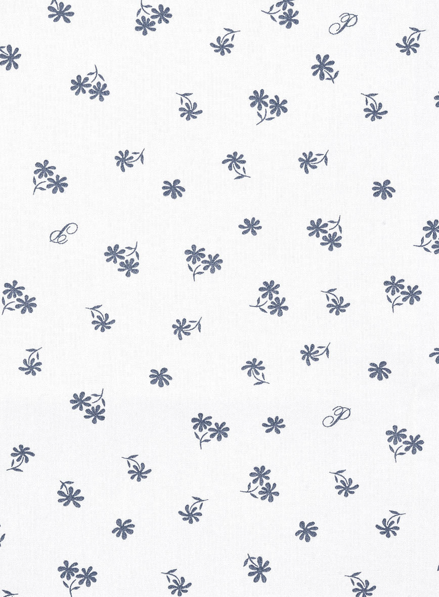 Floral Flake Cotton Shirt - StudioSuits
