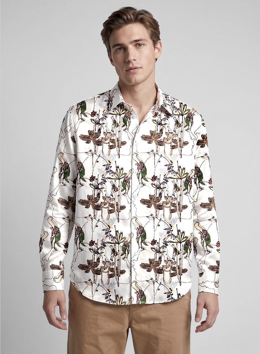 Florelique Silk Shirt - StudioSuits