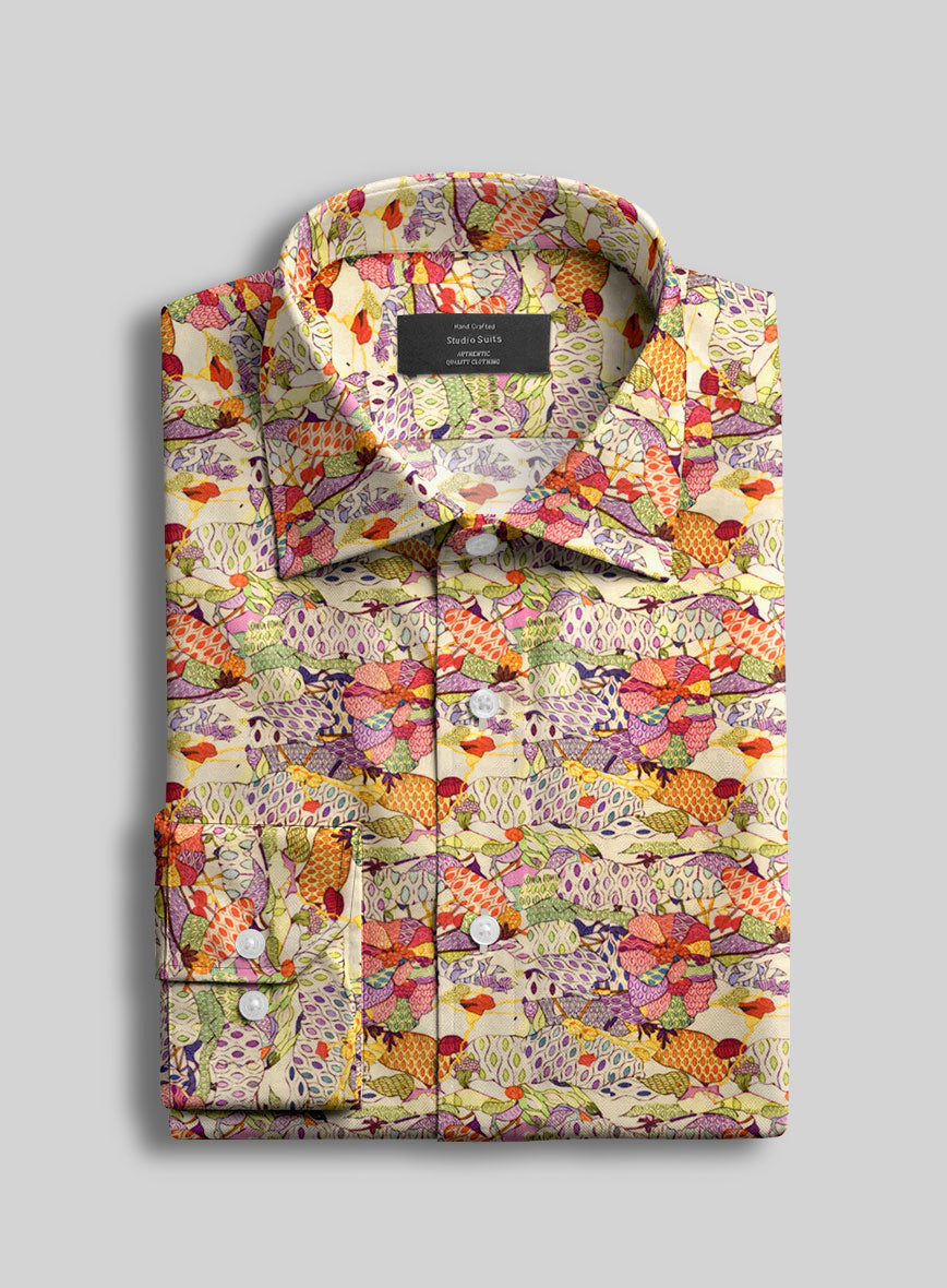 Florenza Silk Cotton Shirt - StudioSuits