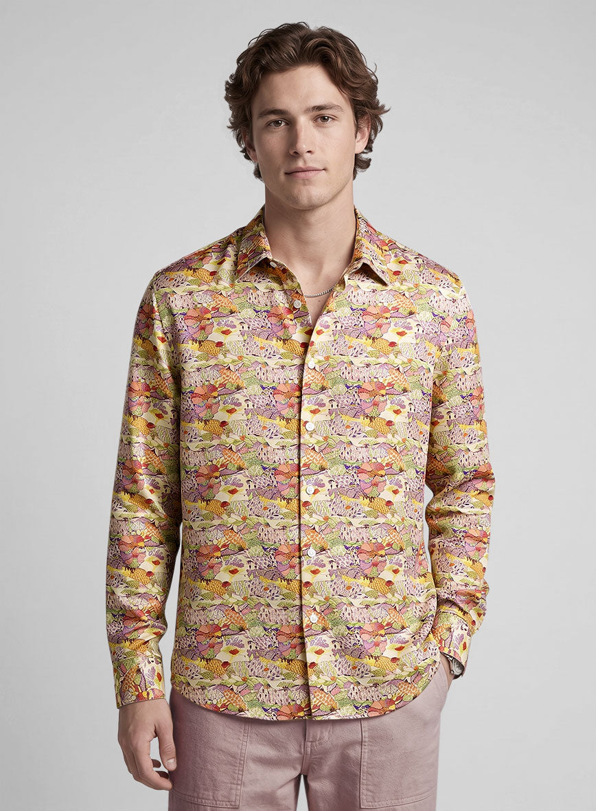 Florenza Silk Cotton Shirt - StudioSuits