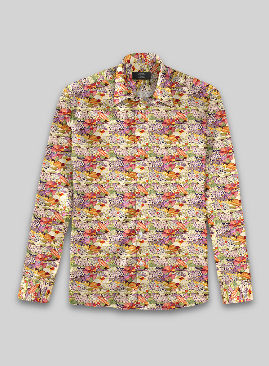 Florenza Silk Cotton Shirt - StudioSuits