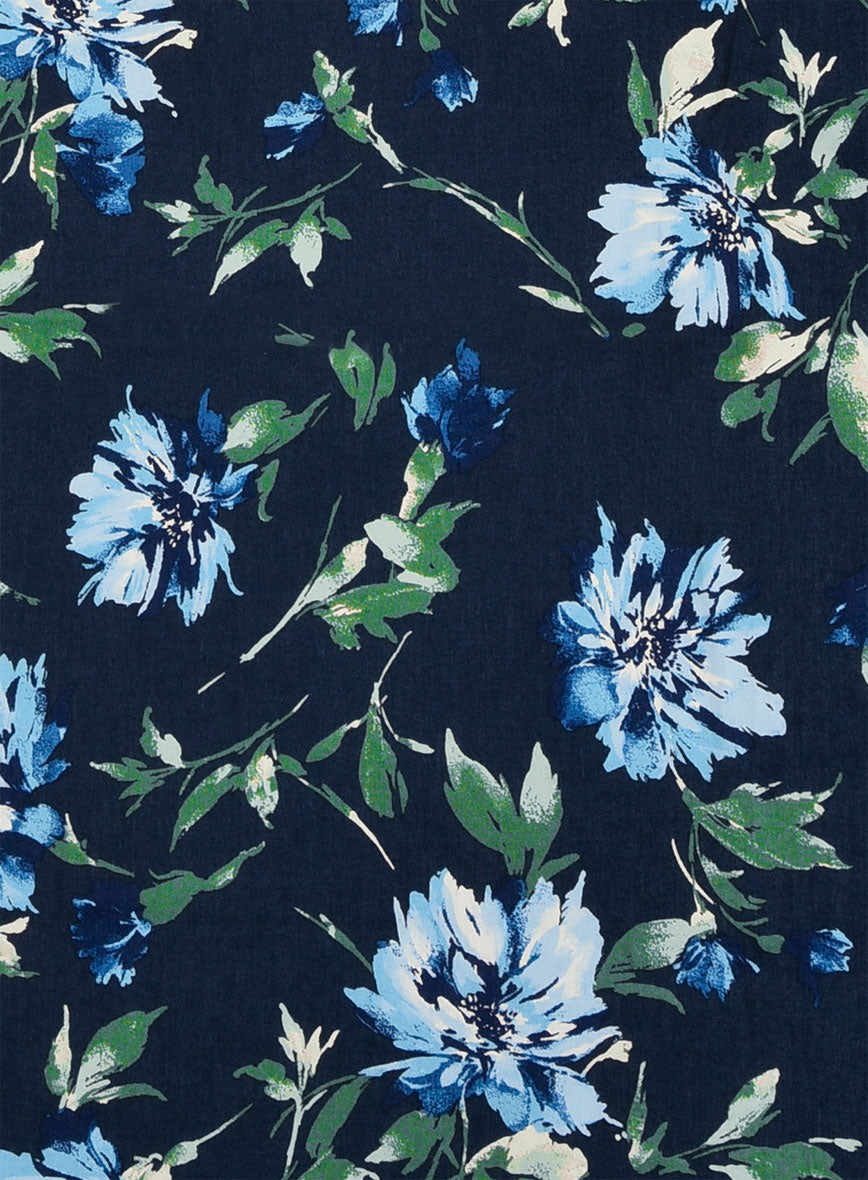 Floret Haze Cotton Lycra Shirt - StudioSuits