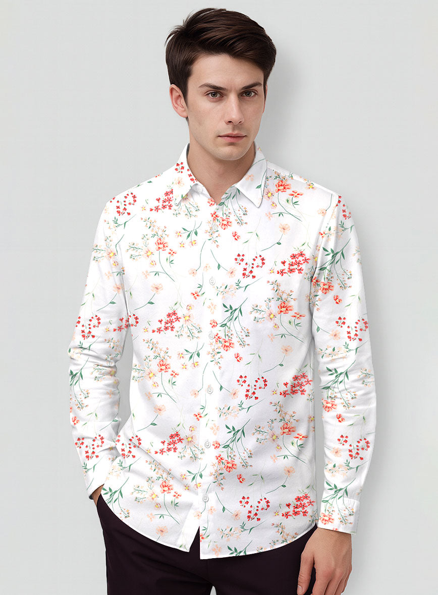 Floret Whirl Cotton Shirt - StudioSuits