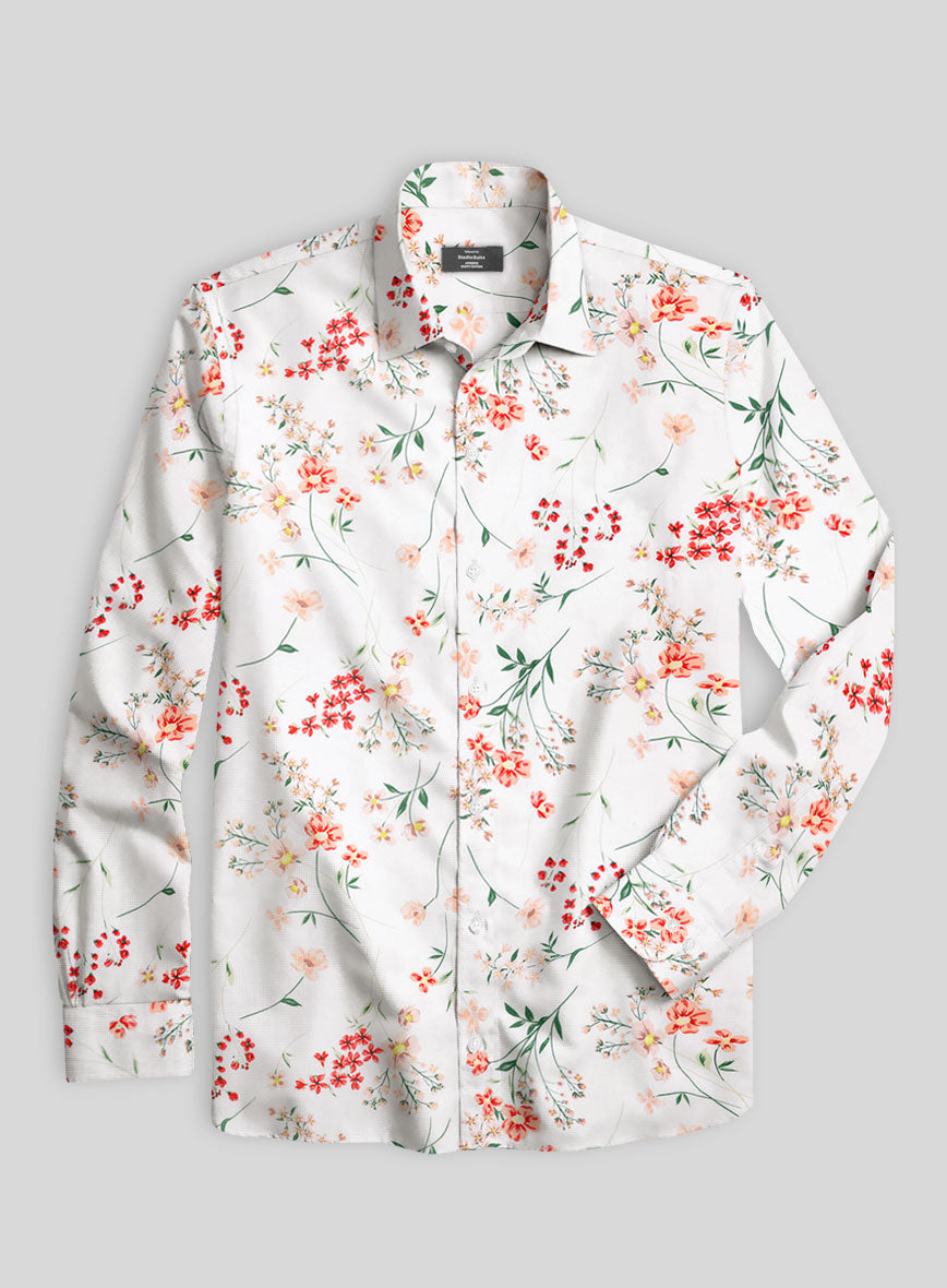 Floret Whirl Cotton Shirt - StudioSuits