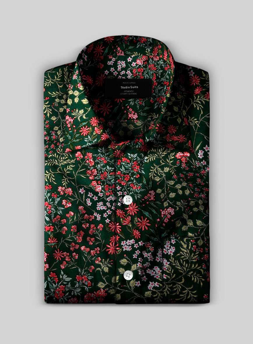 Flourish Bloom Cotton Shirt - StudioSuits