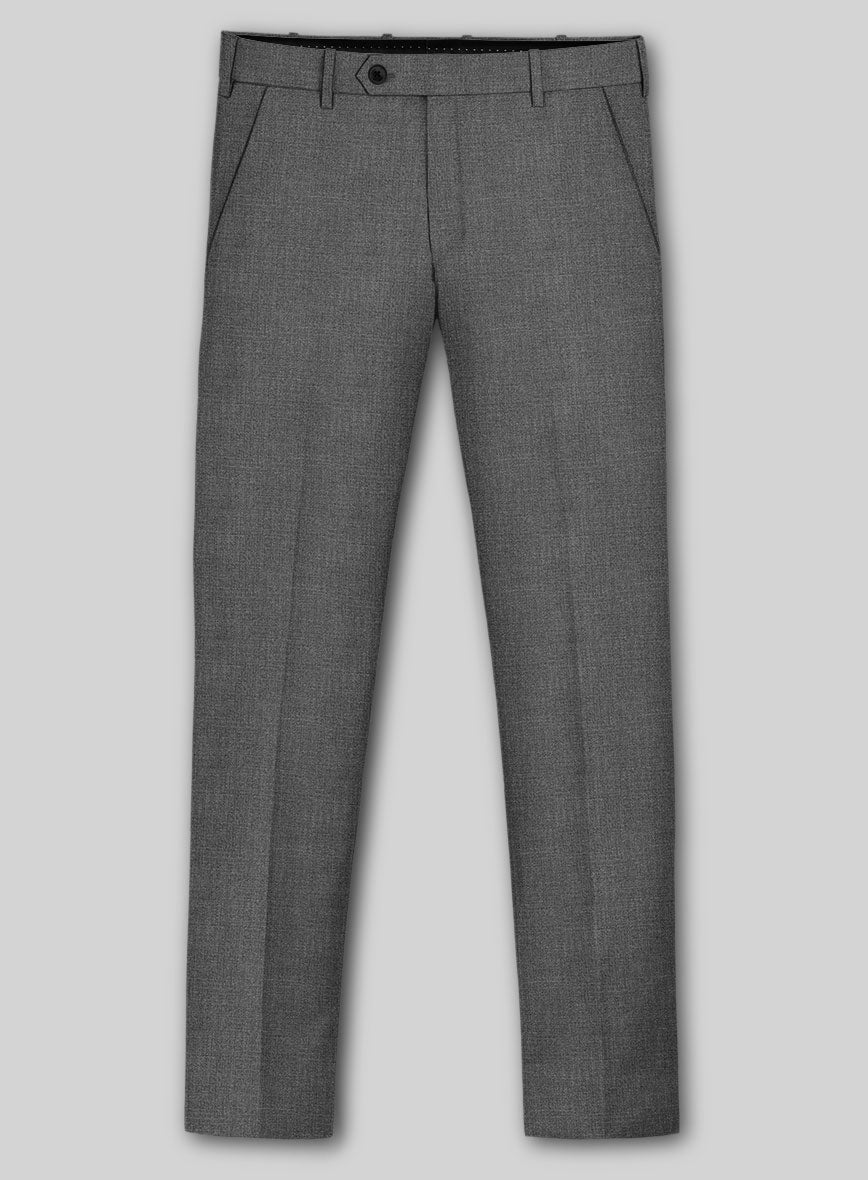 Fresco Gray Wool Suit - StudioSuits