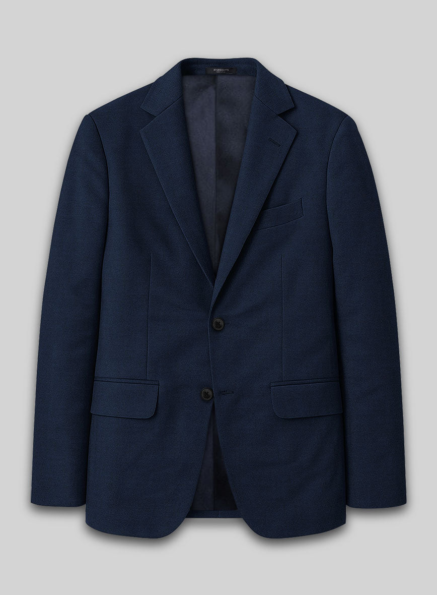 Fresco Island Blue Wool Suit - StudioSuits