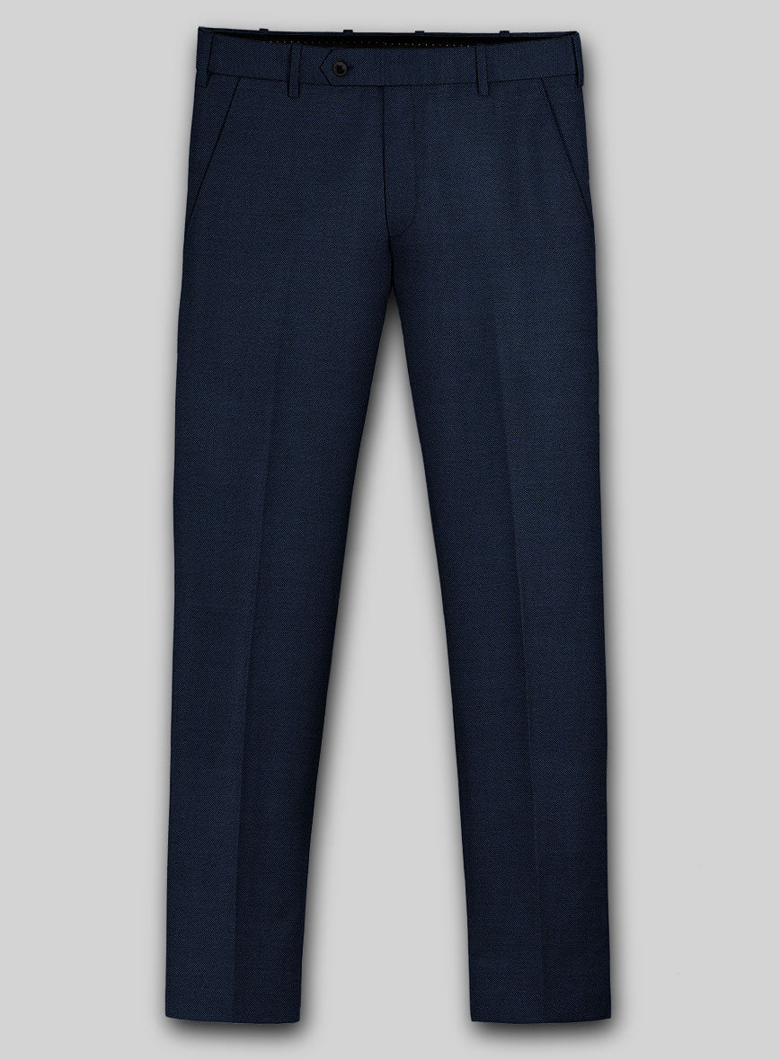 Fresco Island Blue Wool Suit - StudioSuits