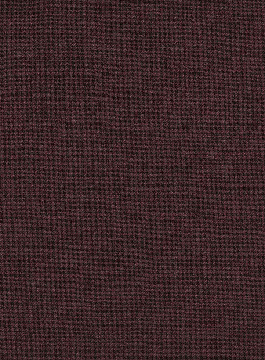 Fresco Wine Wool Jacket - StudioSuits