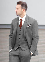 Fresco Gray Wool Jacket - StudioSuits