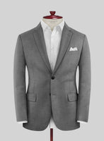 Fresco Gray Wool Jacket - StudioSuits